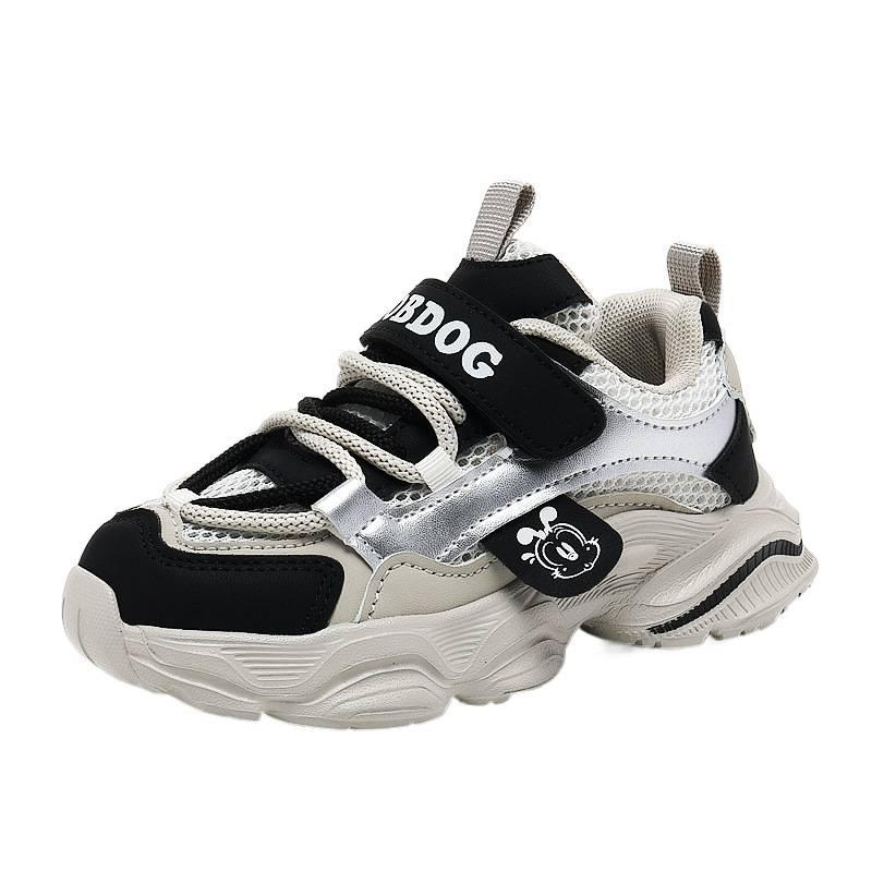 Babu Bean Classmate Girls Shoes 2025 New Autumn Leather Surface Waterproof Children's Sneakers Girls Daddy Shoes Tide