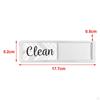Dishwasher Clean Dirty Sign Indicator Cute Flip for Fridge Laundry