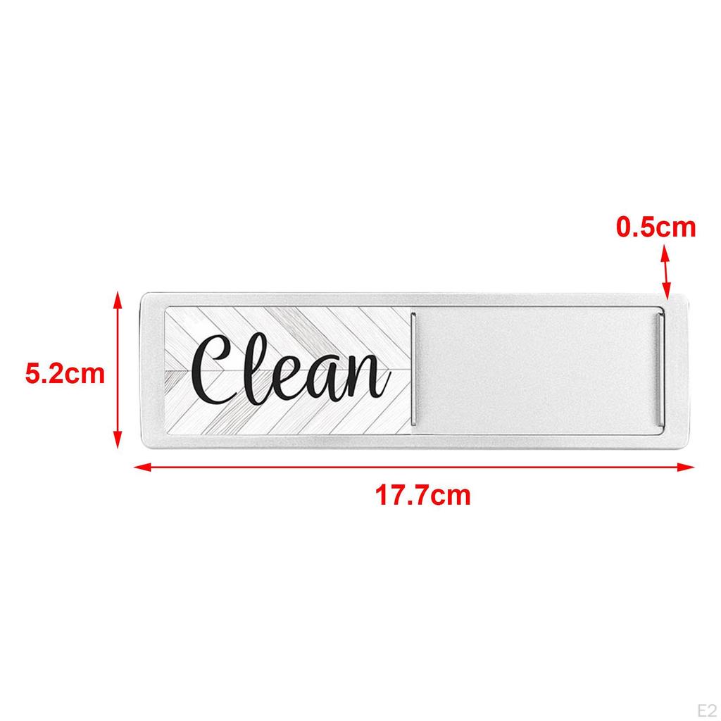 Dishwasher Clean Dirty Sign Indicator Cute Flip for Fridge Laundry
