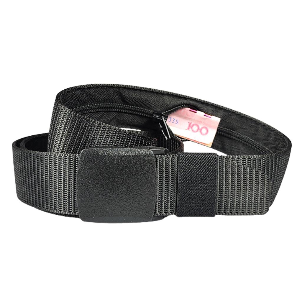 Travel Security Money Belt Cash Anti-Theft Waistband Zipper Hidden Money Belt Adjustables Waistbelt For Secret Pocket Waist Stra