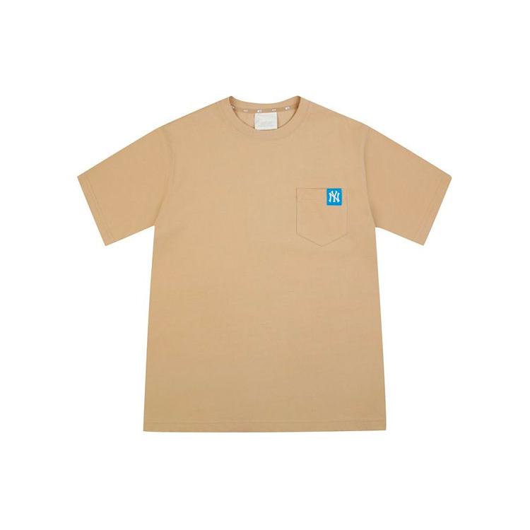 New MLB Fashion Sports Collection T Shirt Unisex Beige 31TS32131-50B