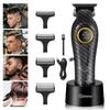8000RPM Brushless Motor Professional Hair Clipper Base Charger LED Display Hair Trimmer Men's Hair Cutting Machine