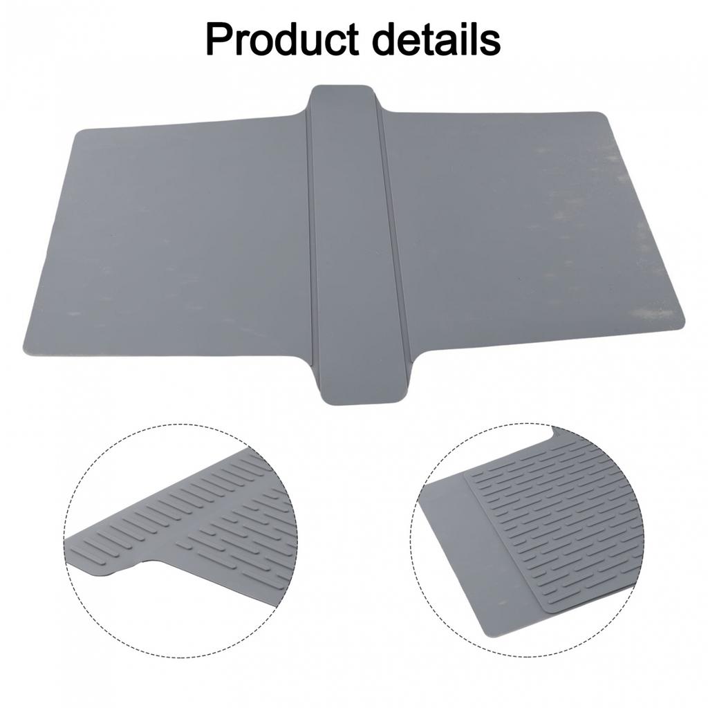 Kitchen Sink Protector Mat Silicone Saddle Pad for Scratch Resistance and Grip