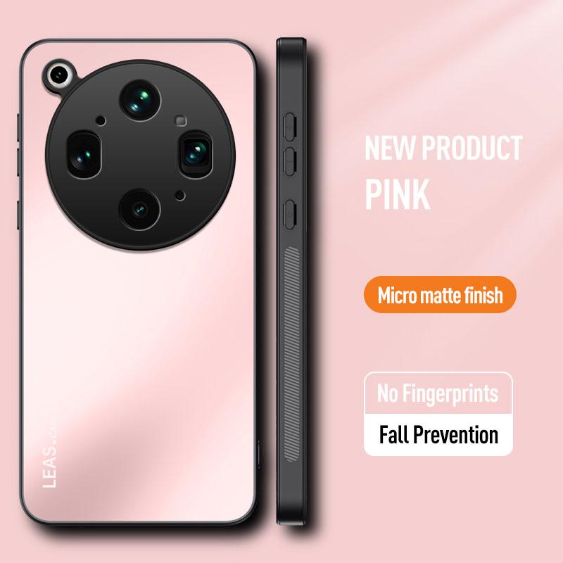 

Shockproof Armor Frosted Phone Case for OPPO Find X9 Ultra Matte Hard Bumper for OPPO Find X9 Ultra Camera Protection Cover OPPO Find X9 Ultra рожевий