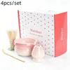 8PCS Matcha Tea Set Pink Gradient Japanese Style Complete Matcha Bowl Kit Perfect Gift for Wedding Housewarming