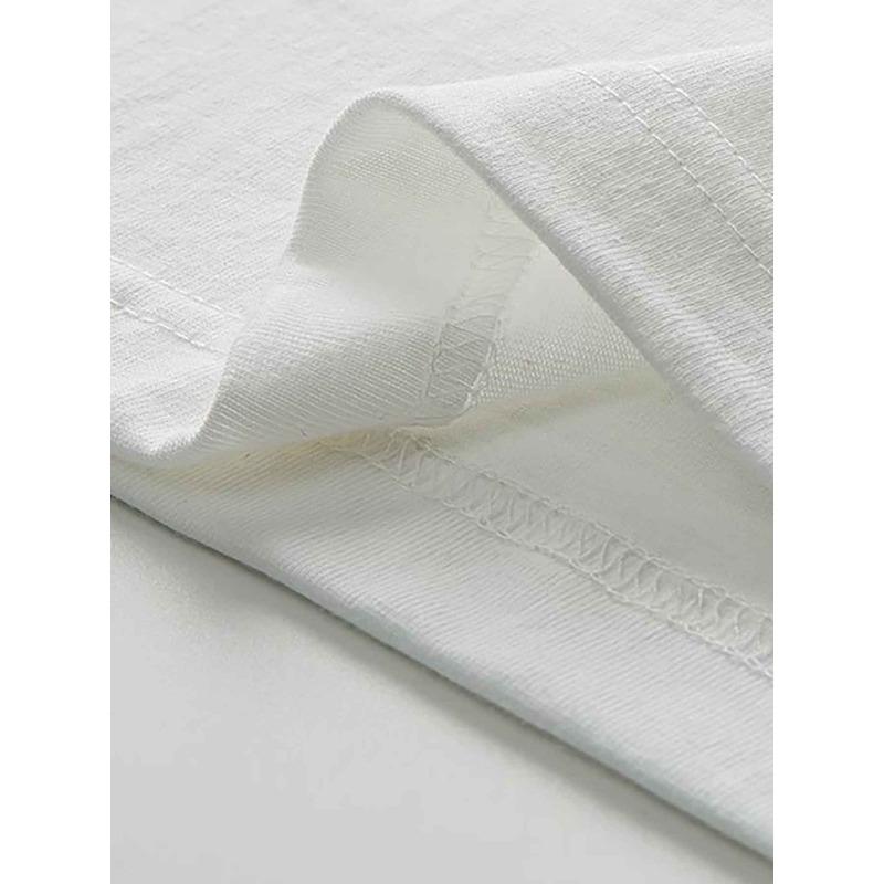 European Size Men's American Flag & Cross Print T-Shirt - Breathable Regular Fit Short Sleeve Tee for Gym, Washable Holiday Gift