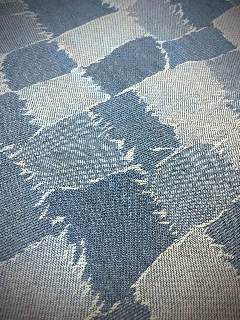 Design Denim Thin Denim Handmade Light Fabric, Fabric, Fabric, Cloth, Scraps, Cotton, Denim, Fabric, Crafts, Remake, (Patchwork Style, Gray)