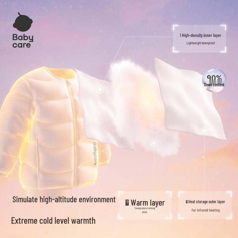 Babycare Feiyu Series Kids' White Goose Down Jacket