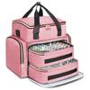 Large Capacity Nail Polish Organizer Bag 96 Compartment Handheld Essential Oil Storage Bag with Shoulder Strap Nail Care Kit Bag