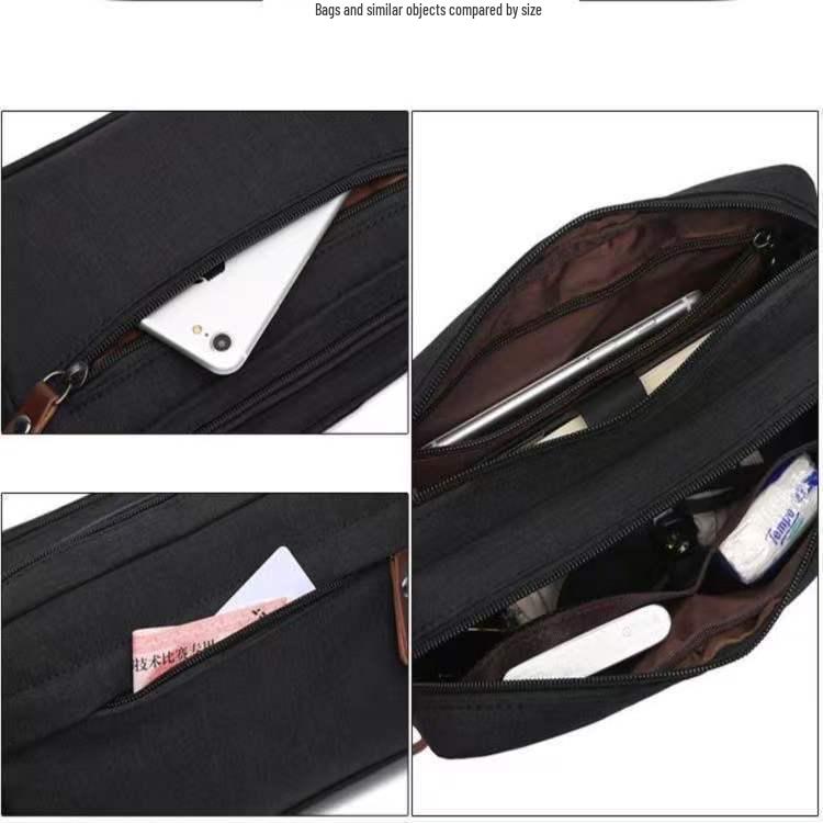 Men's Large Capacity Waterproof Toiletry Bag for Travel and Outdoor Use