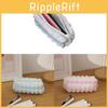 Korean Fashion Multicolor Pen Bag With Spacious Design For Office And School Supplies