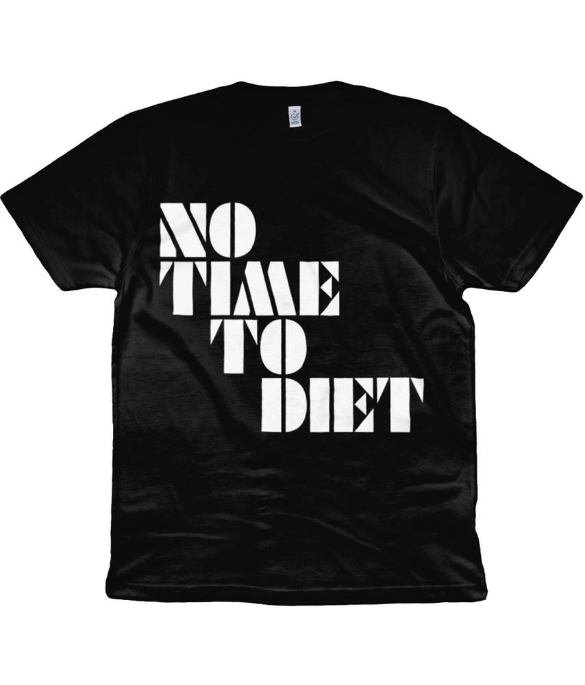 

NO TIME TO DIET - James Bond 007 Inspired - Organic T-Shirt XL