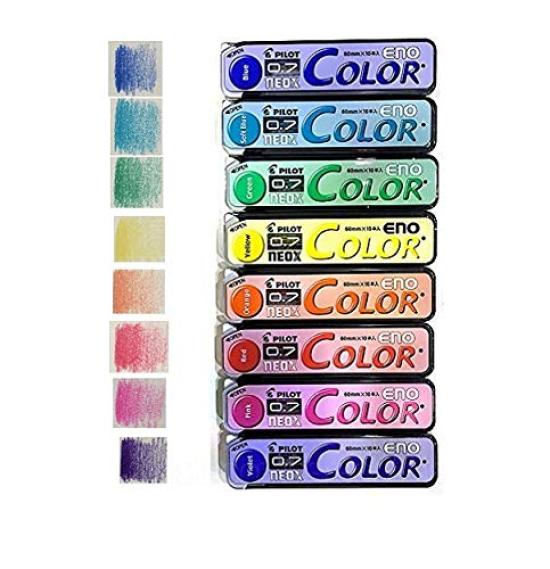 Pilot Color Eno Refill set 0.7mm 8-color HRF7C-20