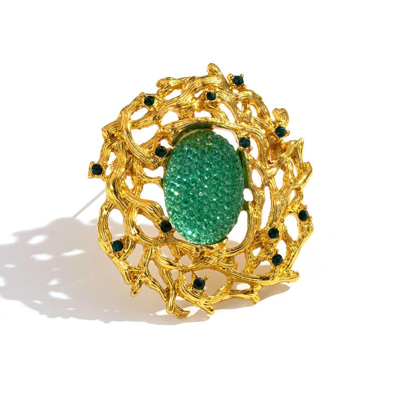 Bo Xin Yun Vintage Wisteria Branch Brooch - High-End Brand Design