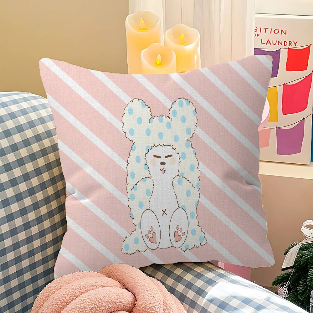Cute Cartoon Marumofubiyori Pillow Cushion Cover Pillowcase Living Room Sofa Home Decor