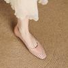 BrandNew Square Head Hollow French Retro Lady Singles FootPairs for SpringSeason and HotSeason DailyWear Versatile Commuter FootPairs Grandma