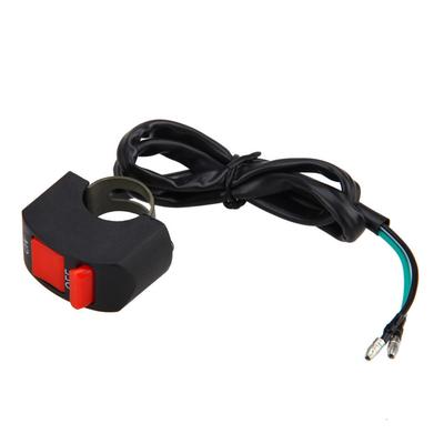 Universal 7/8" Motorcycle Handlebar On-Off/Kill/Light Switch 12V