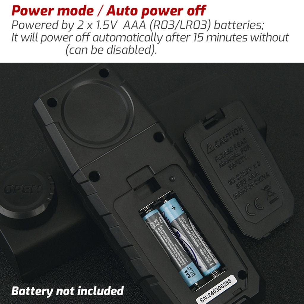Lightweight Digital Luxmeter for Accurate Light Measurement Data Recording with LCD Display and Multiple Units Selection