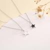 Beixi 925 Sterling Silver Star Pendant Necklace - Women's Niche Design Clavicle Chain Choker