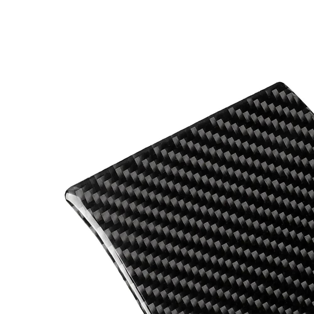 Carbon Fiber Interior Rear Seat Box Anti-Kick Trim Fit For Honda Civic 2016-2019 Car Accessories Interior Decoration Stickers