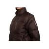 Salomon Full Zip Stand Collar Solid Color Long Sleeve Jacket Women jackets Brown LC2346200