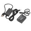 NP‑W126 Dummy Battery DC Coupler Power Adapter with USB Drive Cable for Fujifilm XT2 XT3 XT20 XH1 XT20 X100F