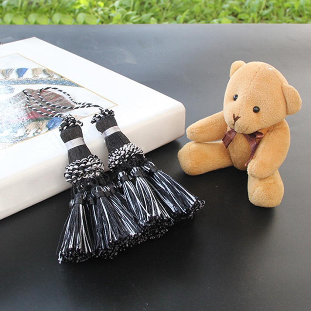 Handmade Ethnic Curtain Hangings Tassel Curtain Accessories Hanging Pendant Tiebacks 2PCS