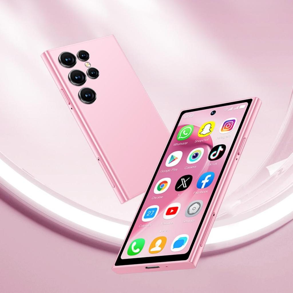 S26 PRO Mini 4G Smartphone 4.0inches 2GB RAM 16GB ROM Dual Camera 2MP+5MP LTE Dual SIM Bluetooth Type-C Torch Face Unlock Android Mobile Phone