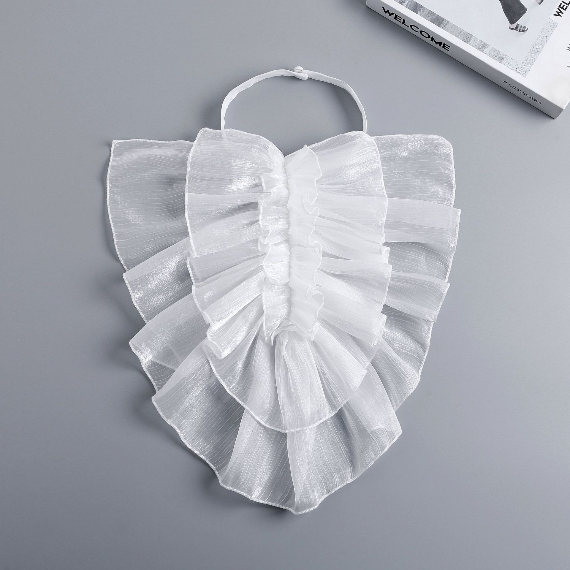 

Fashion Fake Collar Neckties for Womens Removable Wedding Party Shirt False Detachable Collar Neckwear Decorative