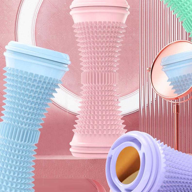 Fascia Wheel Cervical Massage Roller Foot Massage Wheel Wolf Tooth Stick Muscle Relaxation Spinal Correction Professional Yoga Axis
