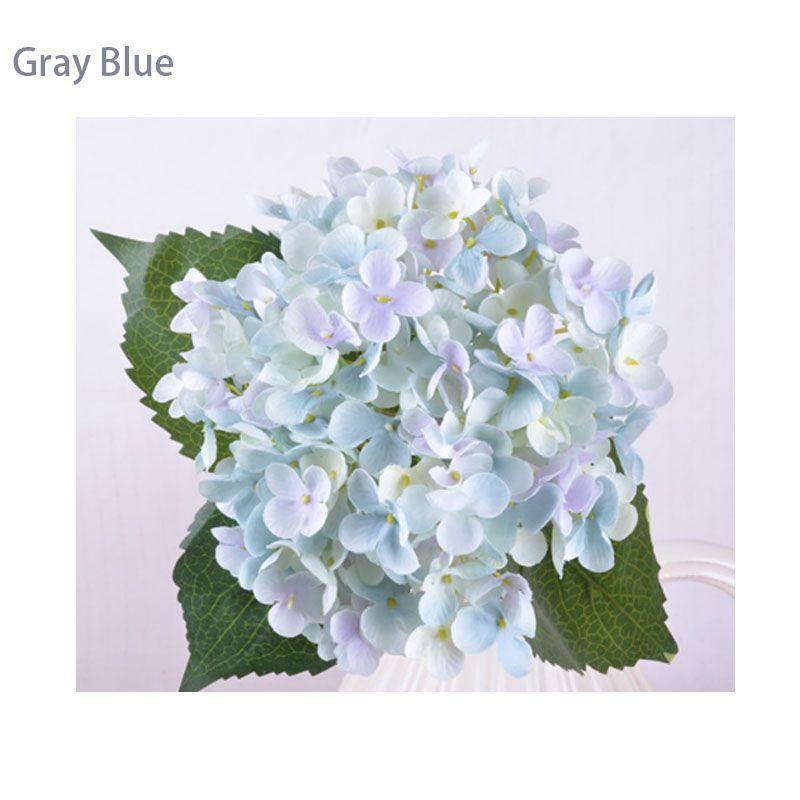 Elegant Faux Artificial Silk Hydrangea Bouquet For Stunning Home And Wedding Decor