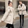 Women Parkas Winter Thick Casual Hooded Fashion Cotton Warm Short Jackets Korean Zipper Snow Wear Coats Puffer Parka