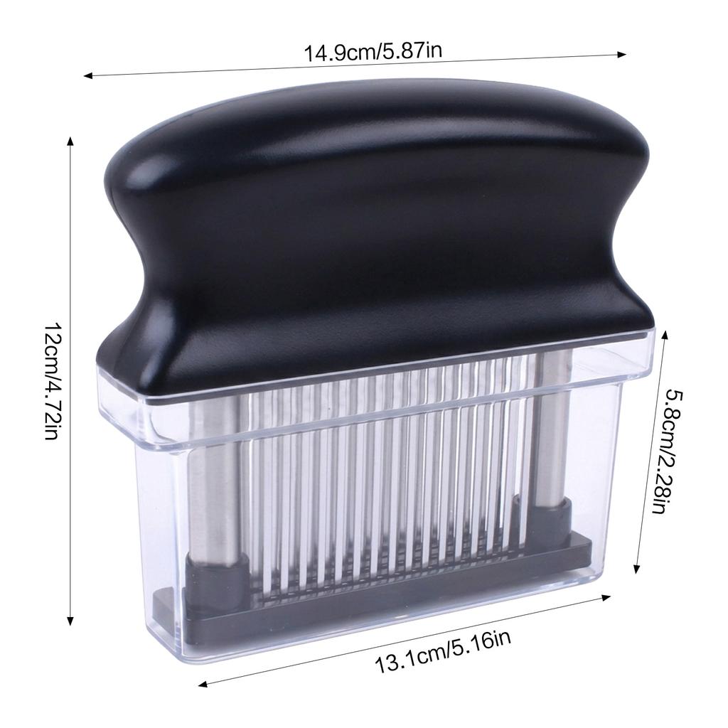 48-pin Meat Tenderizer Stainless Steel Steak Tenderizer Kitchen Tools BBQ Beef Floss Needles Meat Stick Meat Patty Maker