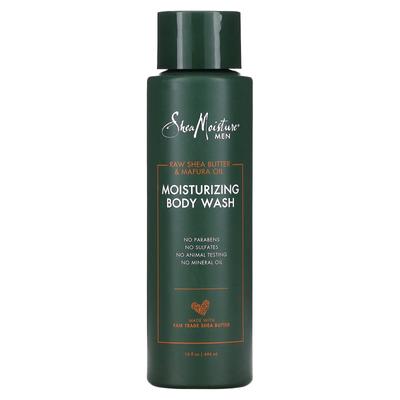 Men's, Raw Shea Butter & Mapura Oil, Moisturizing Body Wash, 15 Fl Oz (444 Ml)