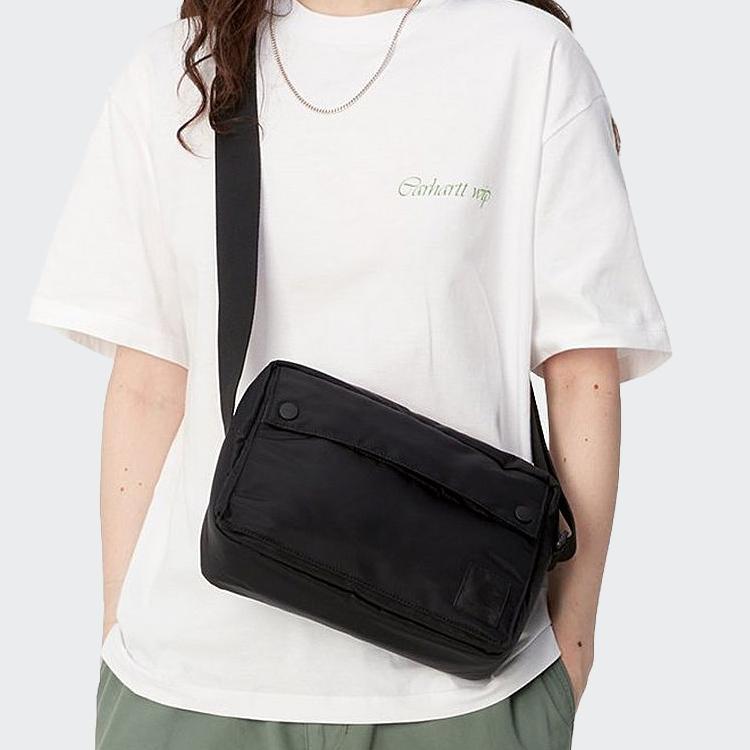 New Carhartt WIP Nylon Shoulder Bag Men's Black I033097-89-XX