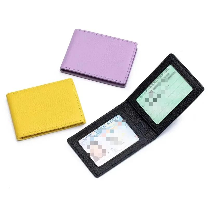 Genuine Leather Car Driving Documents Auto Driver License Credit Card Bag Case Cover Holder Purse Wallet for Vehicle Certificate