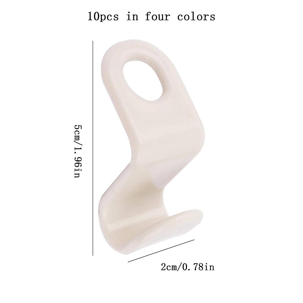 10-100pcs- Wardrobe Hanger Hooks Multifunction Cascading Plastic Bedroom Wardrobe Storage Space Saving Coat Hook