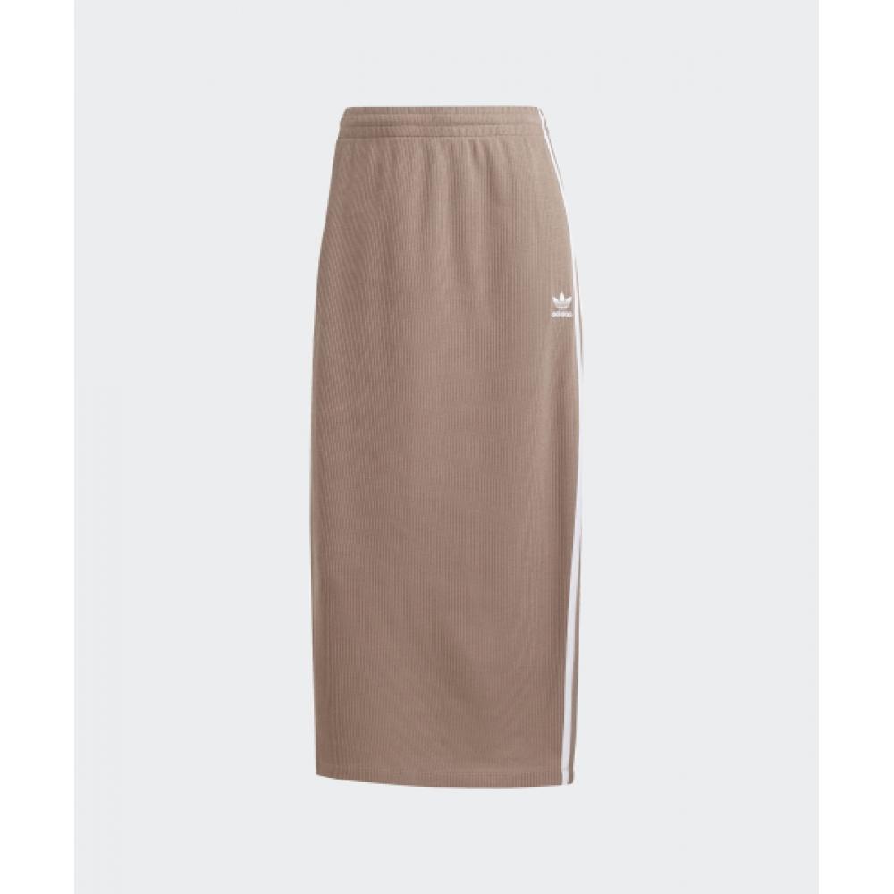 Adidas Firebird Knit Skirt   Trace Brown Jd4606