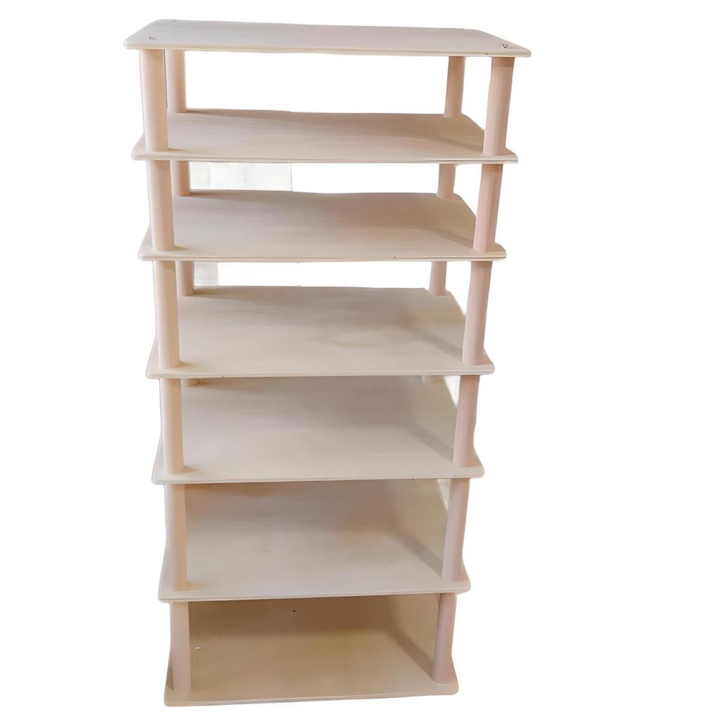 Children's Natural Wood Multi-Layer Storage Rack for Toys and Kindergarten Rooms