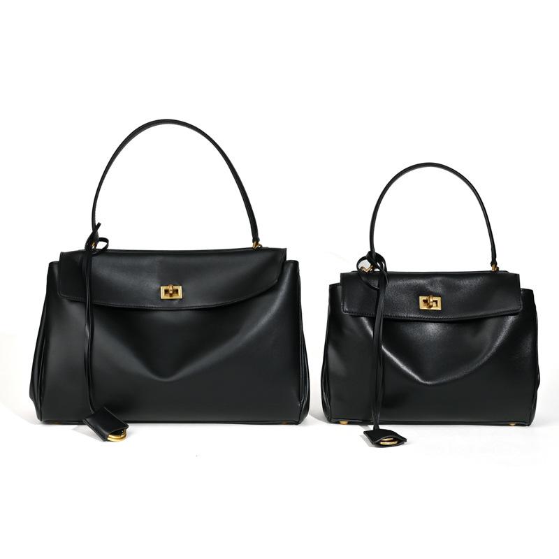 Genuine Leather Women's Large Capacity Rodeo Tote: Cross-border Hot-Selling Cowhide Shoulder Bag for Commute