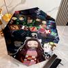 Japanese-style cartoon Demon Slayer Kamado Tanjiro & Kamado Nezuko umbrella including home travel and outdoor activities Multi functional umbrella 14