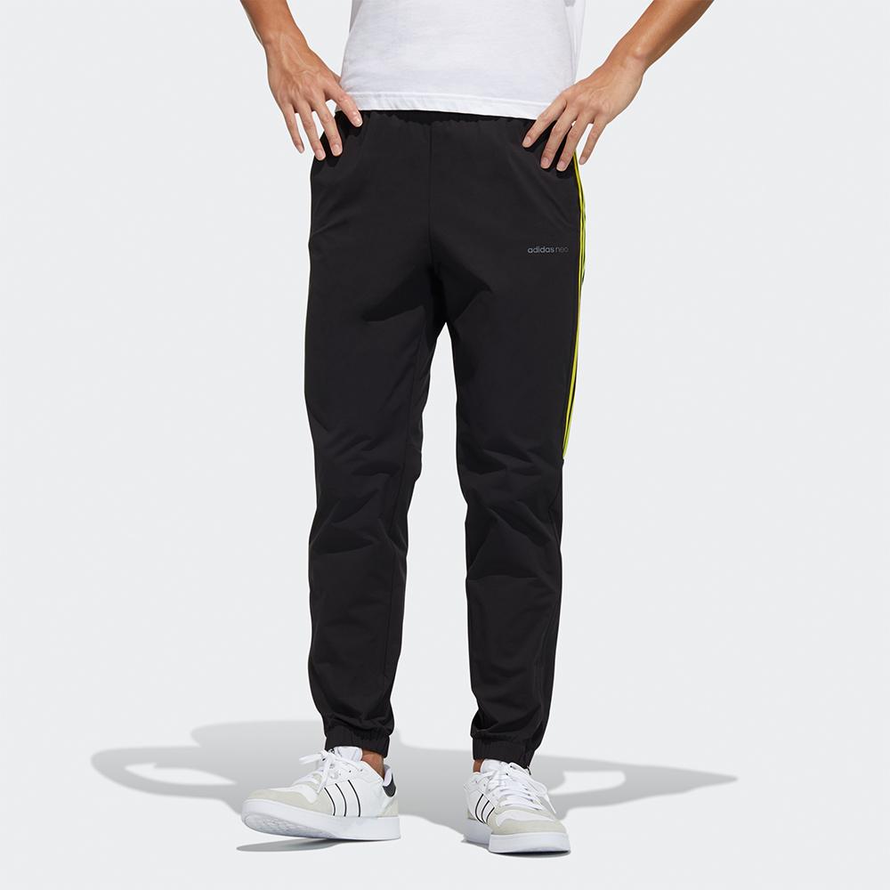 Adidas Neo Casual Side Stripe Sports Pants Men Bottoms Black GP5676