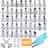 Silicone Cake Decorating Piping Bag & Nozzle Set