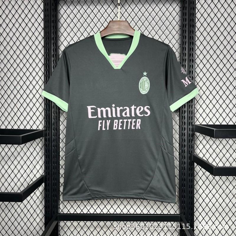 '' Soccer Jerseys AC Milan Juventus Inter Napoli Benfica Miami FC Fan Version Short Sleeve Football Shirt