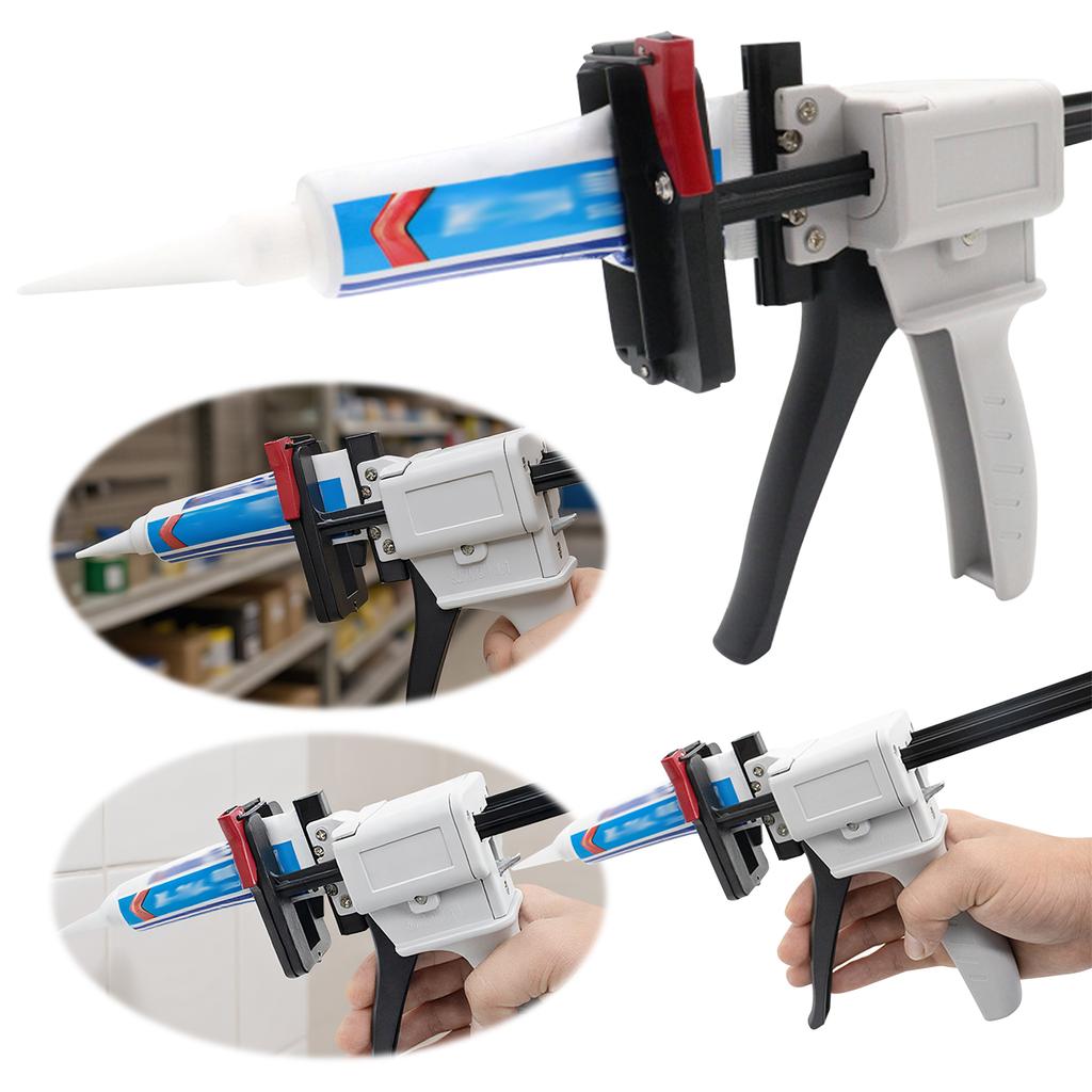 Tube Squeezing Machine Dispenser Glue Gun Universal Manual Glue Gun Extruder Dispensing Gun for Toothpaste Cream Adhesive