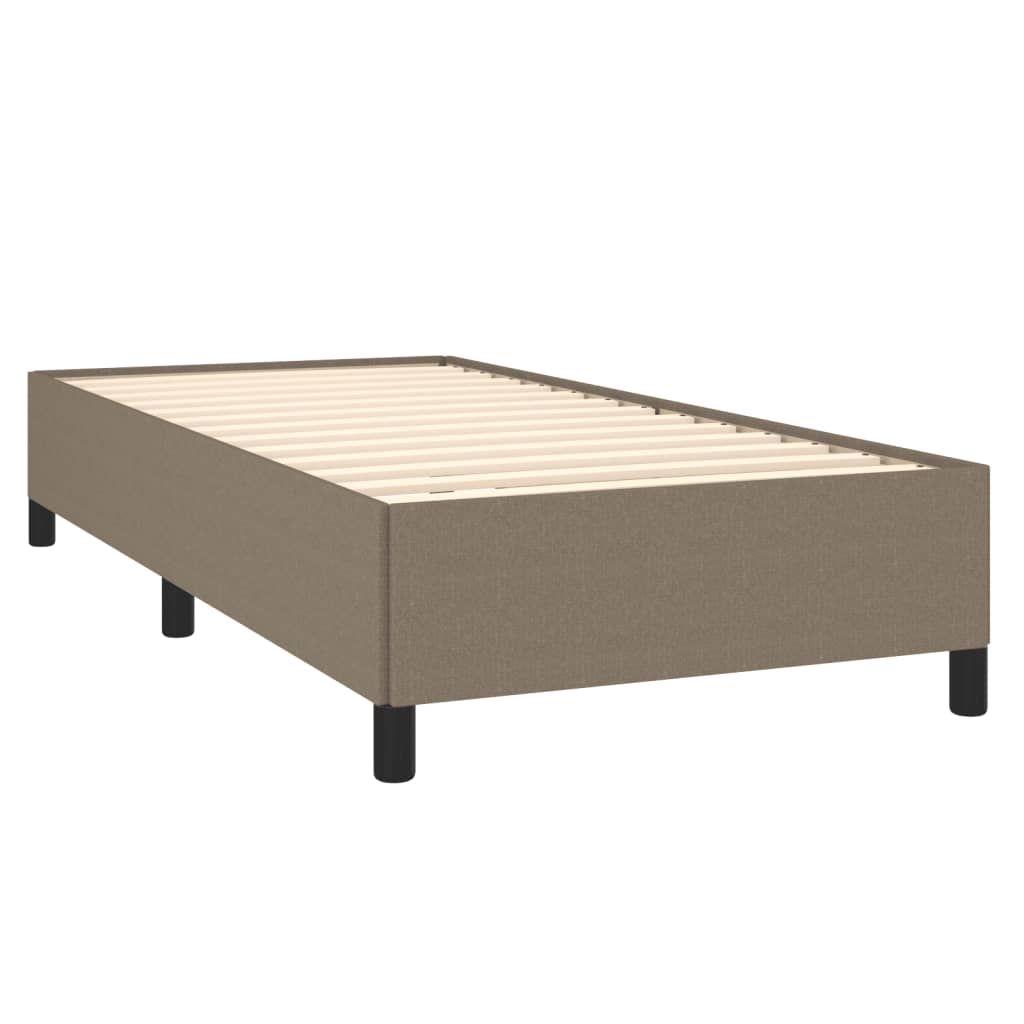 Vidaxl Rama Łóżka Bez Materaca Taupe 90X190 Cm Tkanina
