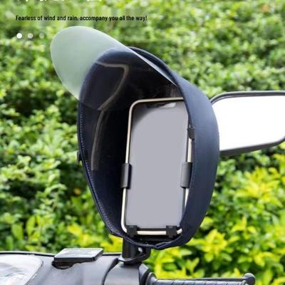 Multifunctional Mobile Phone Sunshade and Rain Cover: Waterproof, Dustproof, Anti-freeze Bracket for Riders