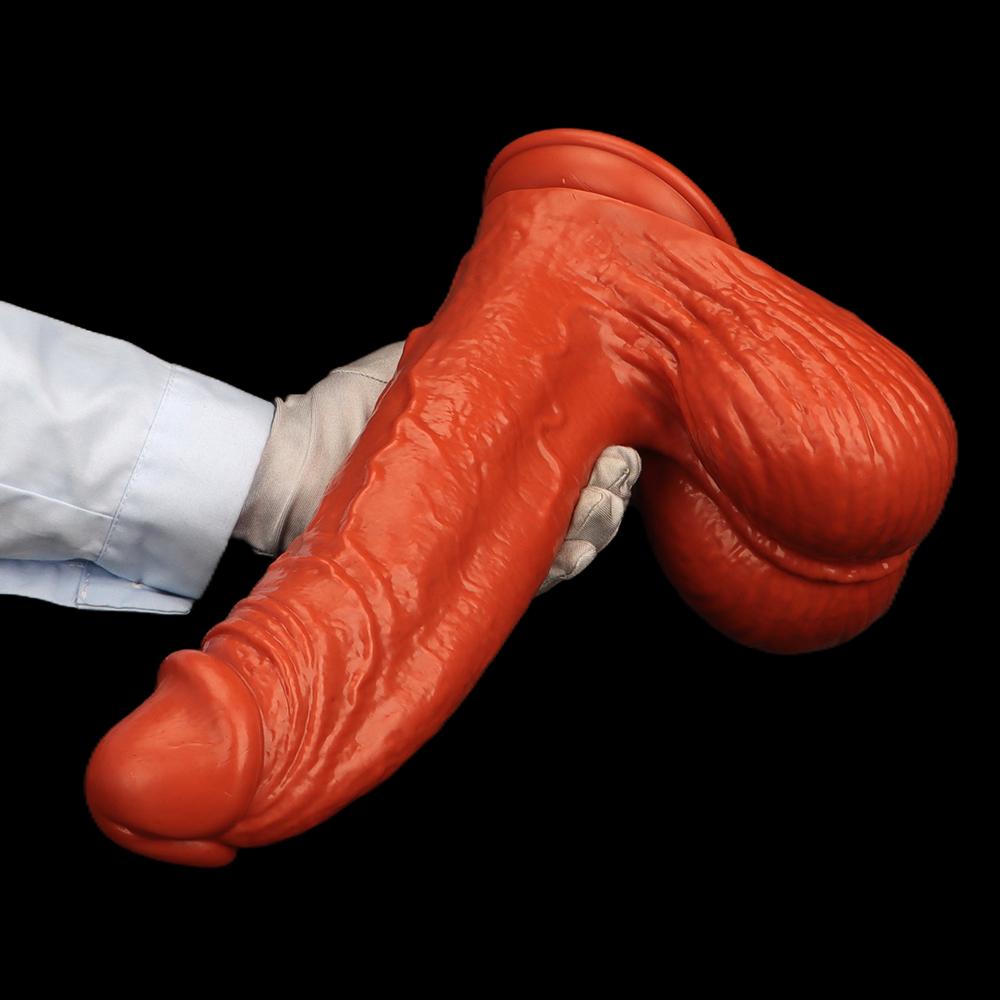 32*8cm Bardzo Duże Długie Realistyczne Dildo Korek Analny Masturbator Fisting Zabawka Seksualna dla Mężczyzn i Kobiet Pasek na Penisa Duży Dick