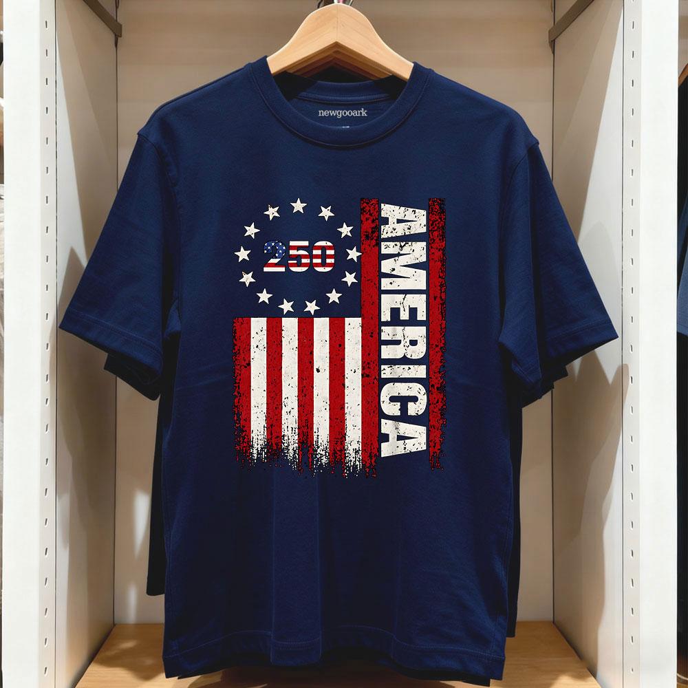 250th Anniversary US Flag Essential t shirt Women Unisex Casual cotton graphic t shirts Creative streetwear ropa hombre