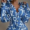 RUGOD Autumn New Fashion Printed Waist Button-Dressed Women's Shirts